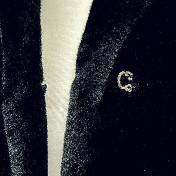 Vintage Sasson Borgazia Plush Faux Fur Lined Coat Size 10 Made in USA ILGWU - Picture 6 of 10